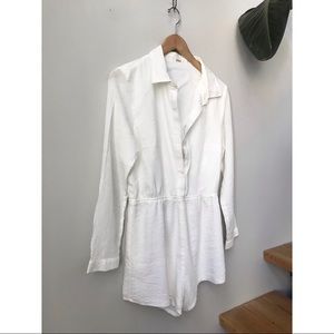 Myra Swim white romper playsuit size L